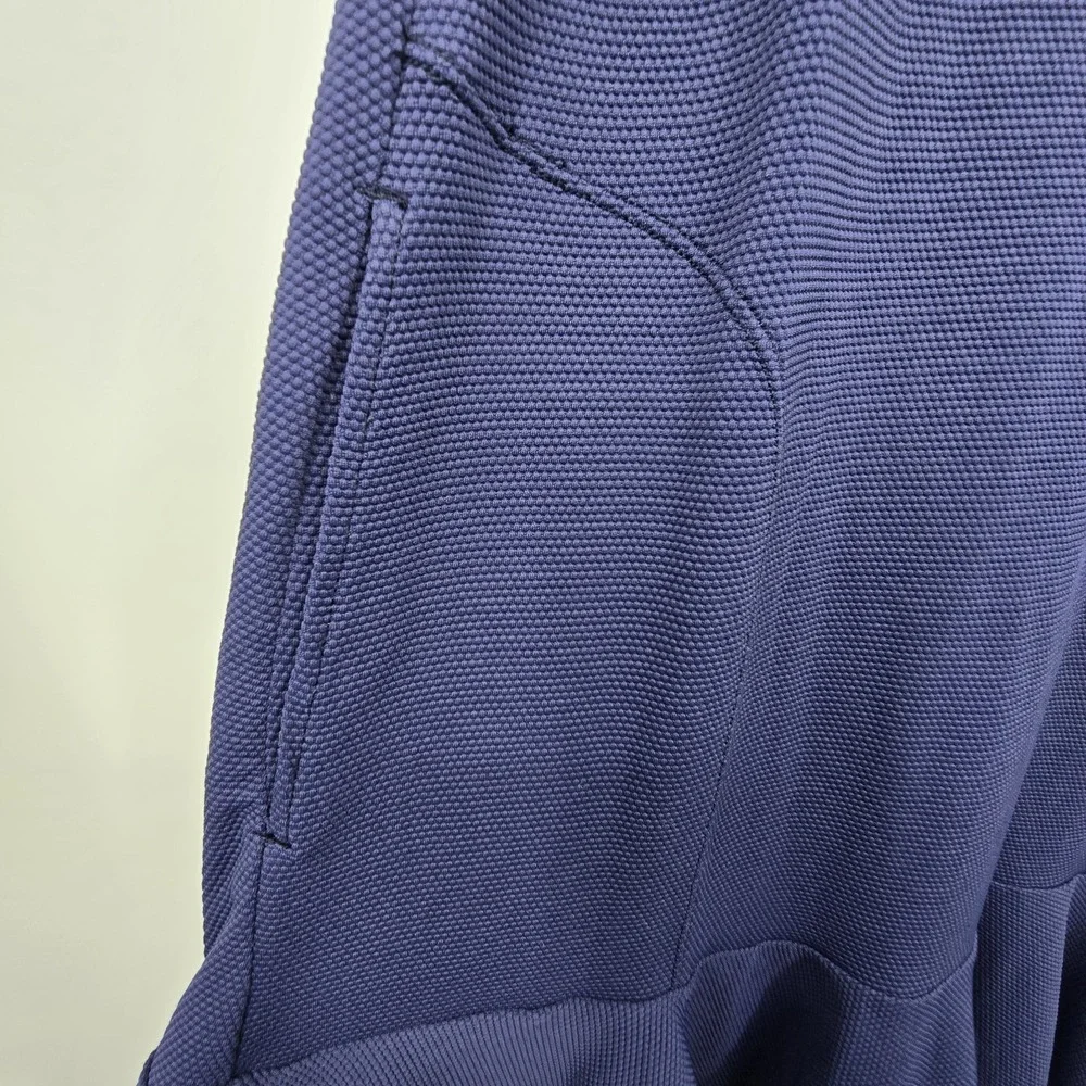 Tommy Bahama Island Cays Cabana flounce Dress Women's XL Navy Beach Coverup EUC